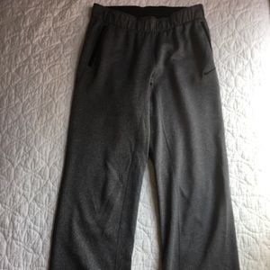 Grey Nike sweatpants
